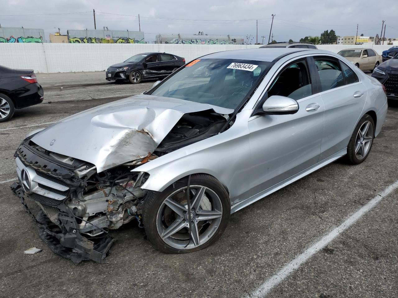 VIN 55SWF4KB7FU029356 2015 MERCEDES-BENZ C-CLASS no.1