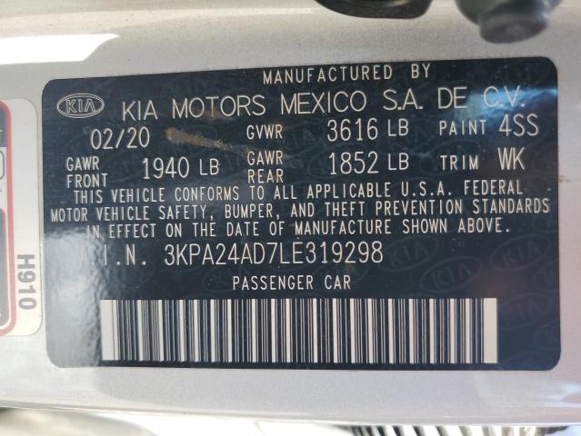 3KPA24AD7LE319298 Kia Rio LX 12