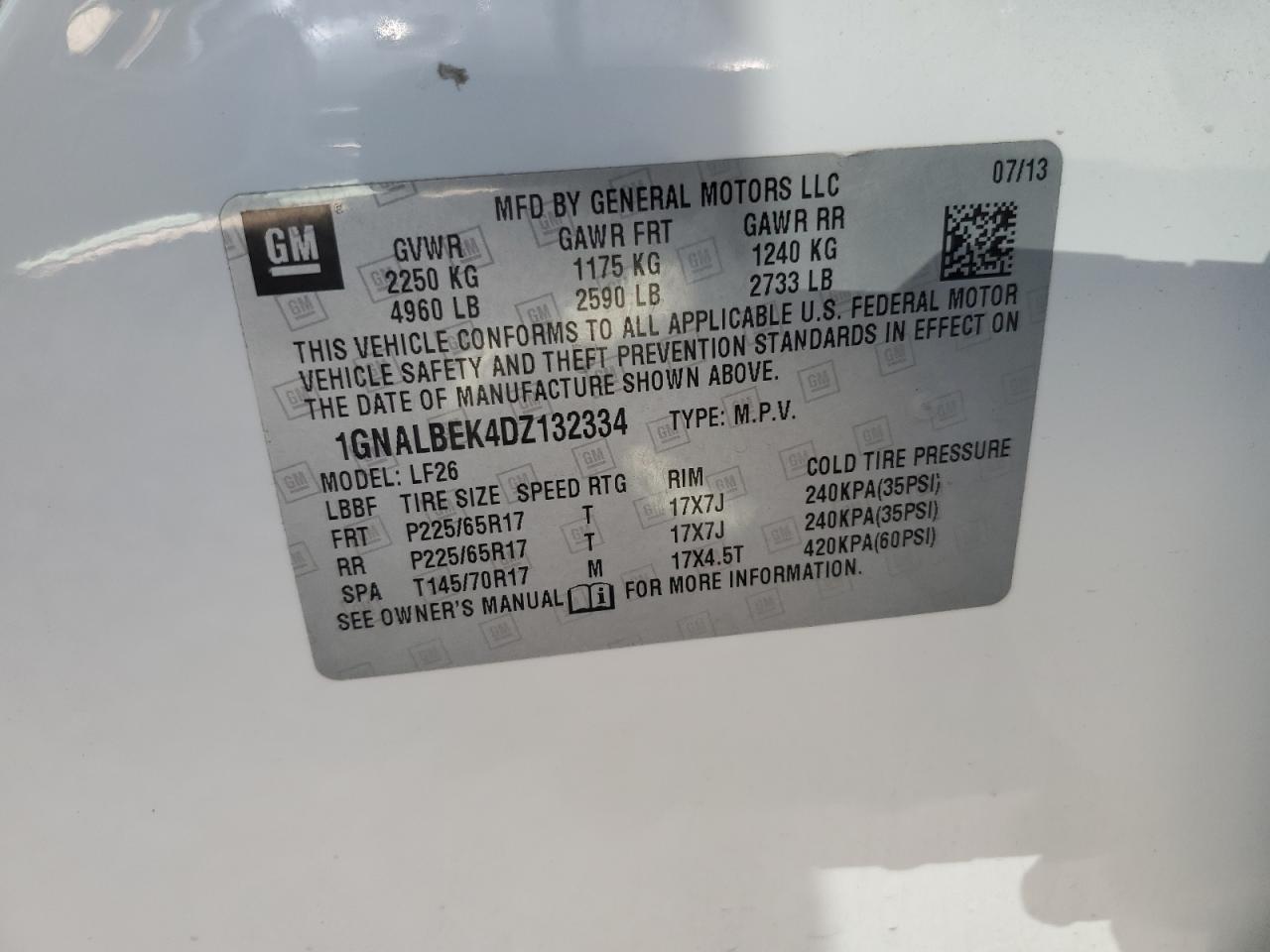 2013 Chevrolet Equinox - Image 12