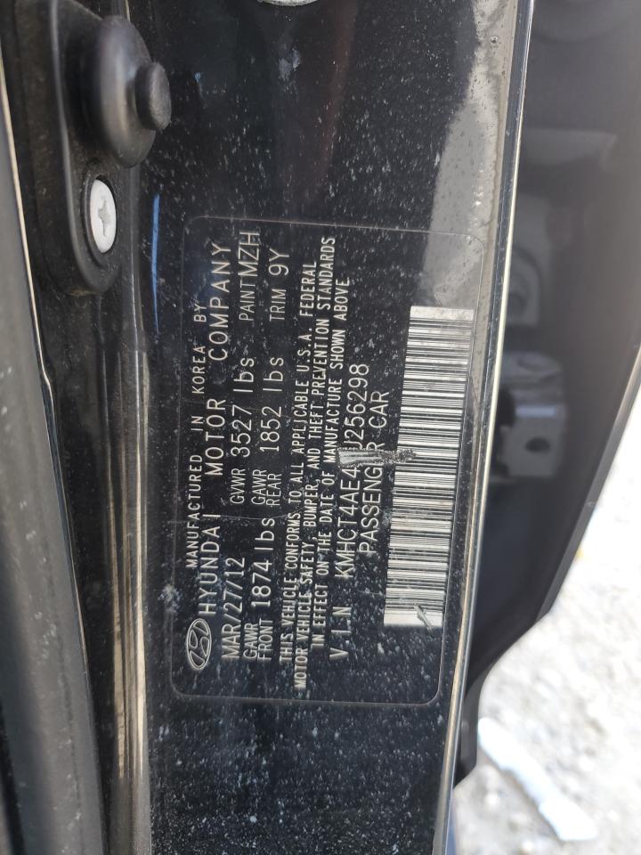 KMHCT4AE4CU256298 2012 Hyundai Accent Gls