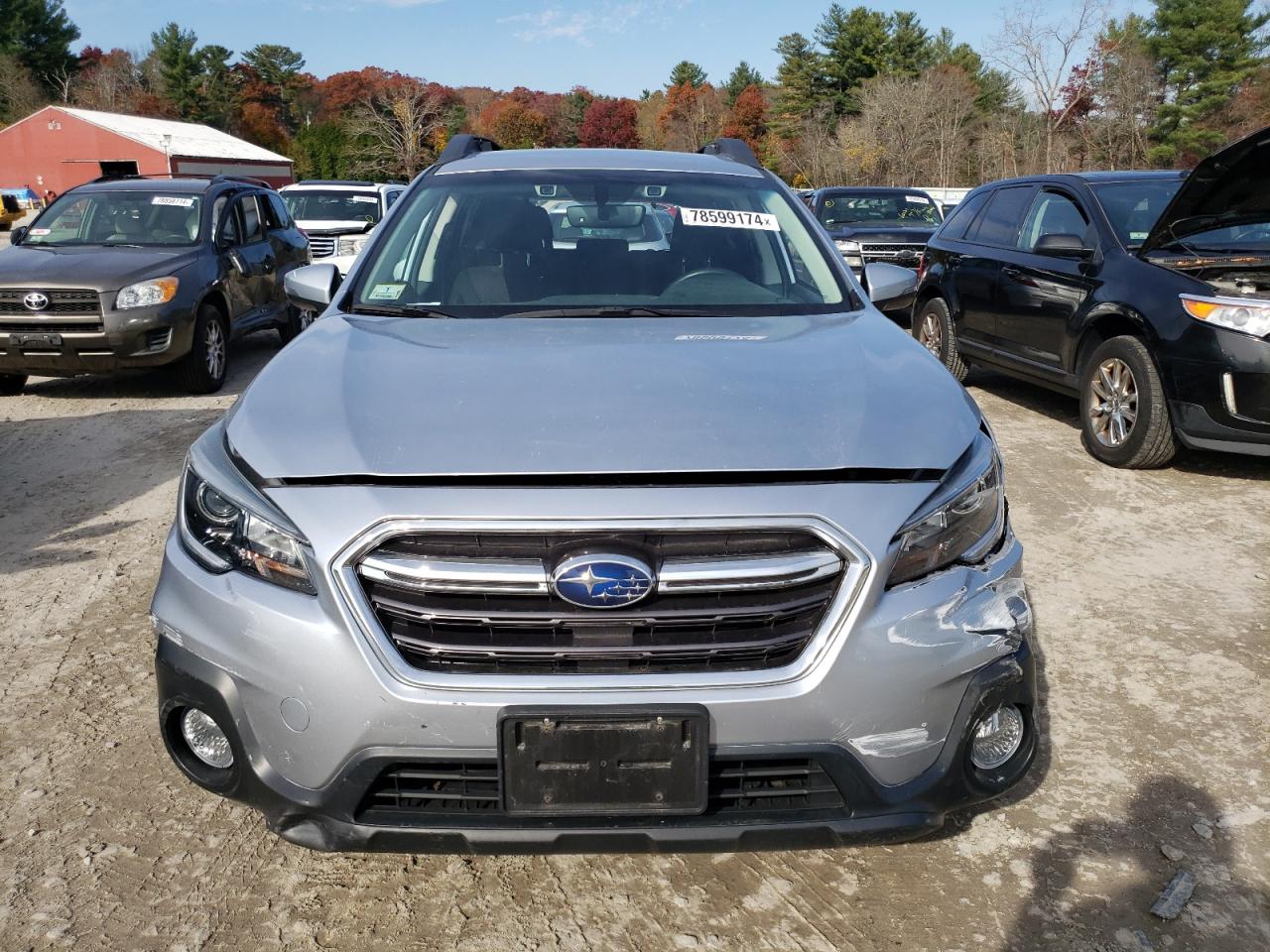 2019 Subaru Outback 2.5I Premium VIN: 4S4BSAFC1K3346629 Lot: 78599174