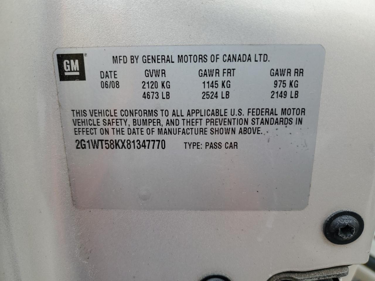 2008 Chevrolet Impala - Image 14