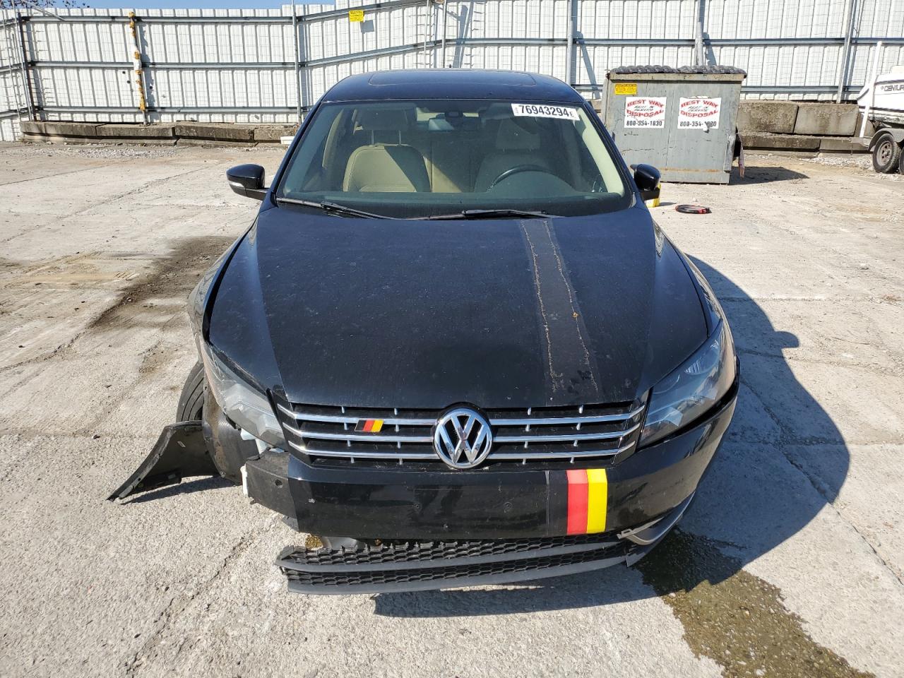 VIN 1VWBN7A35DC116114 2013 VOLKSWAGEN PASSAT no.5