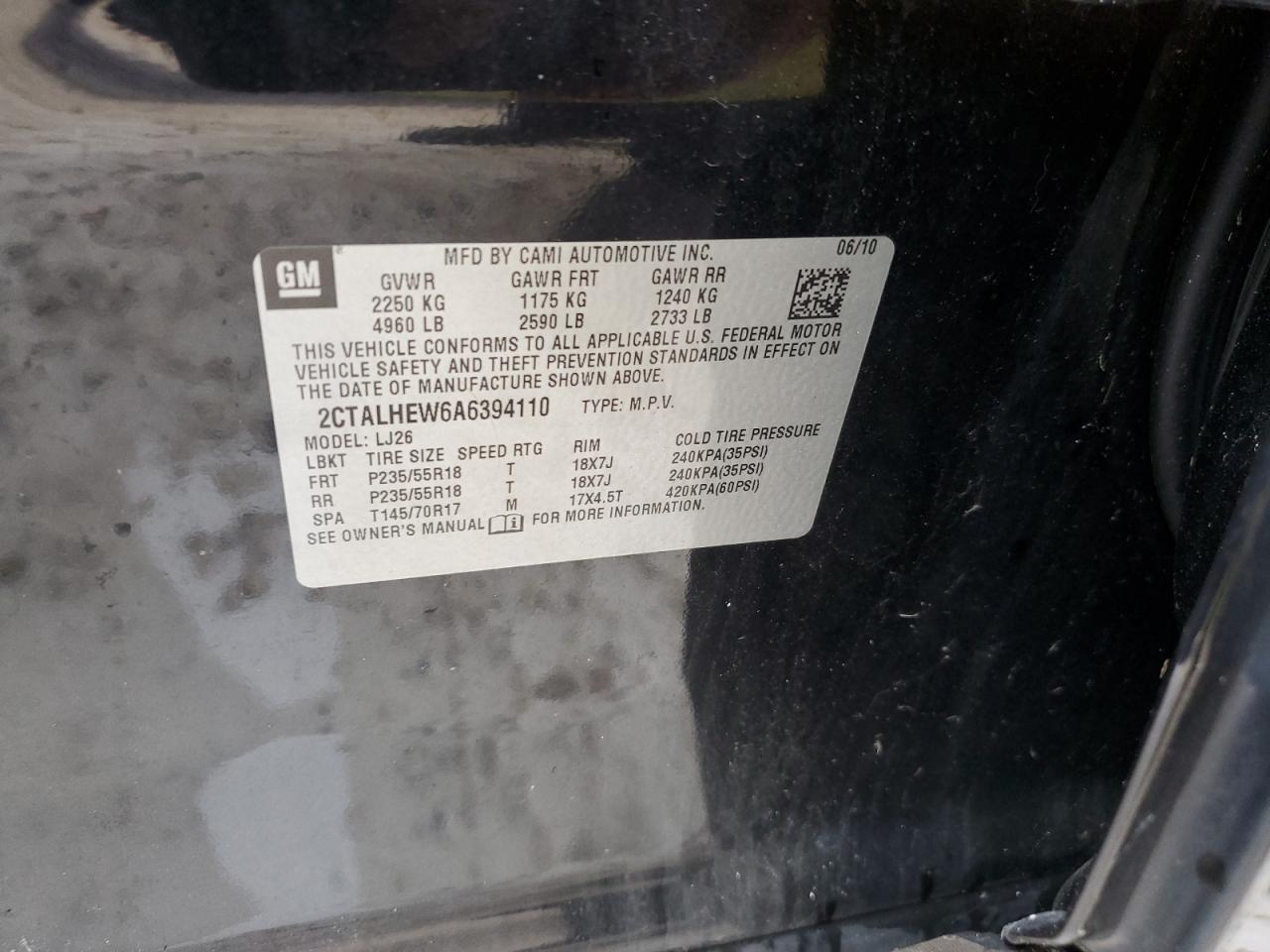 2010 GMC Terrain - Image 13