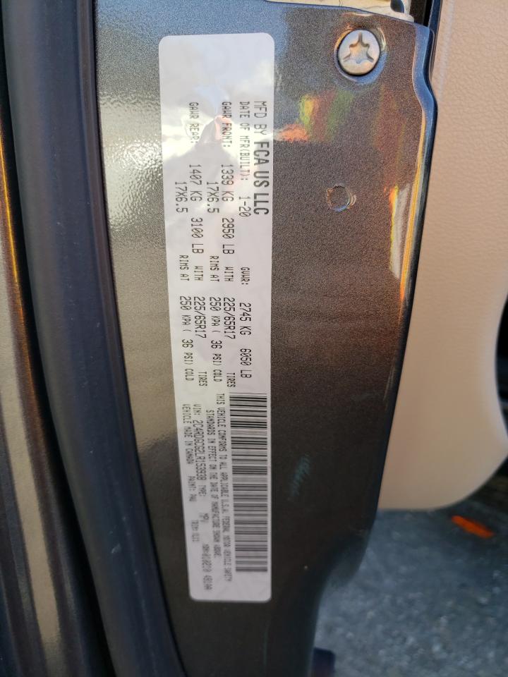 2020 Dodge Grand Caravan Sxt VIN: 2C4RDGCG2LR153938 Lot: 52879615