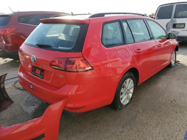  VOLKSWAGEN GOLF 2015 Червоний
