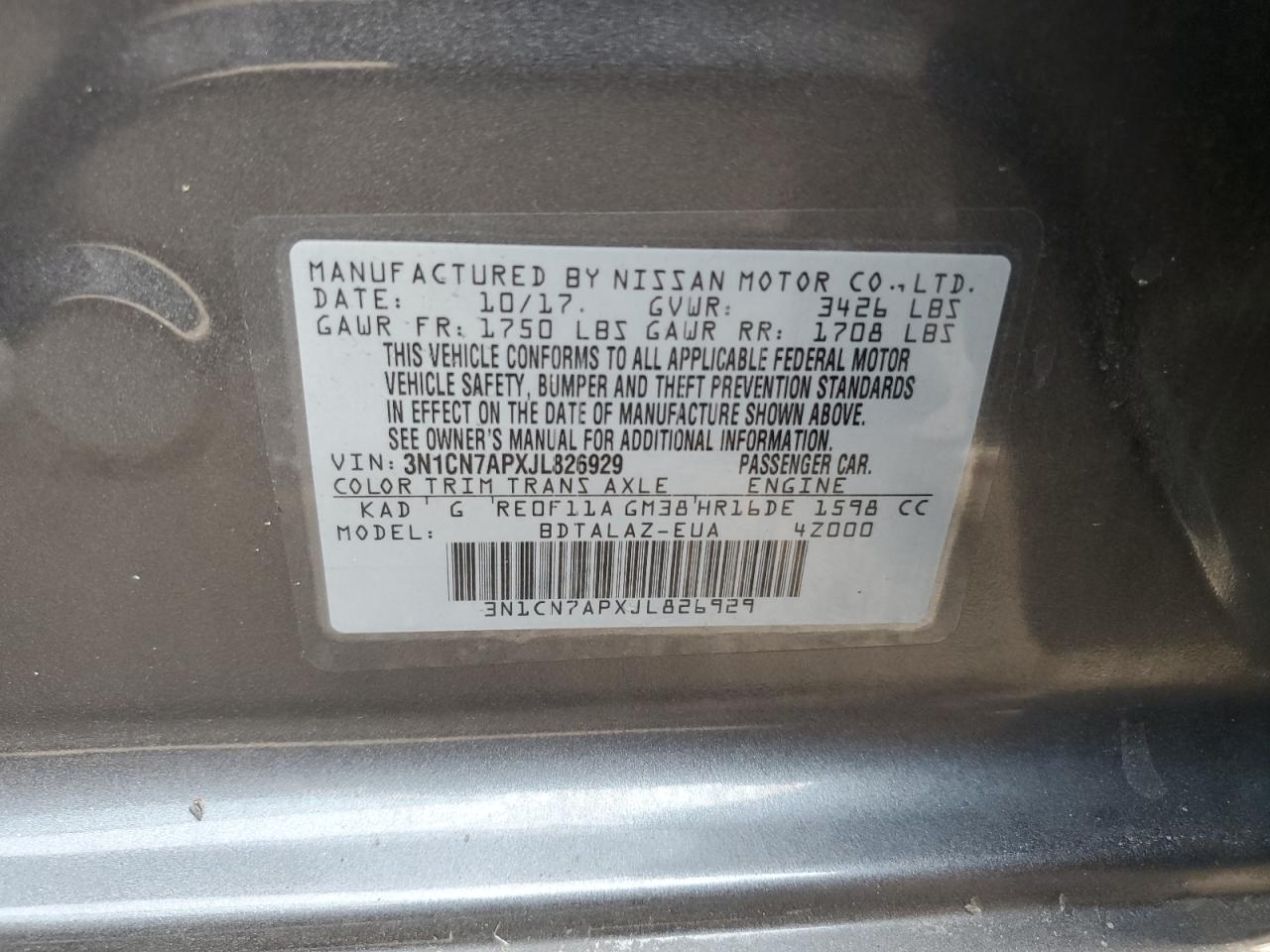 2018 Nissan Versa - Image 13
