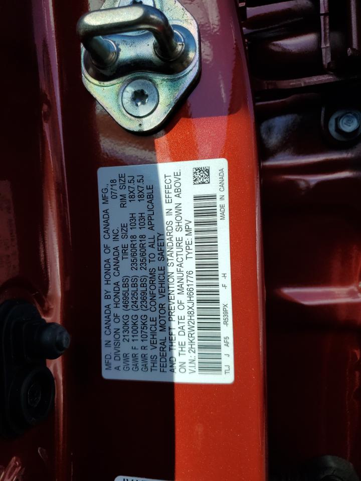 2HKRW2H8XJH661776 2018 Honda Cr-V Exl