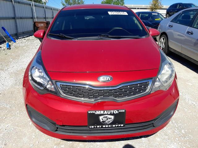  KIA RIO 2015 Червоний