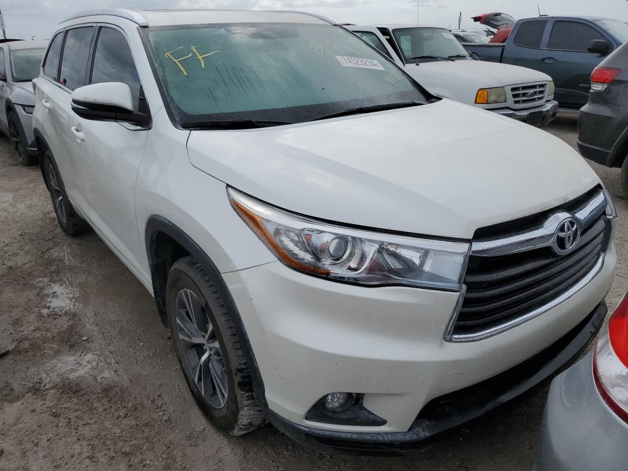 VIN 5TDKKRFH0GS137225 2016 TOYOTA HIGHLANDER no.5