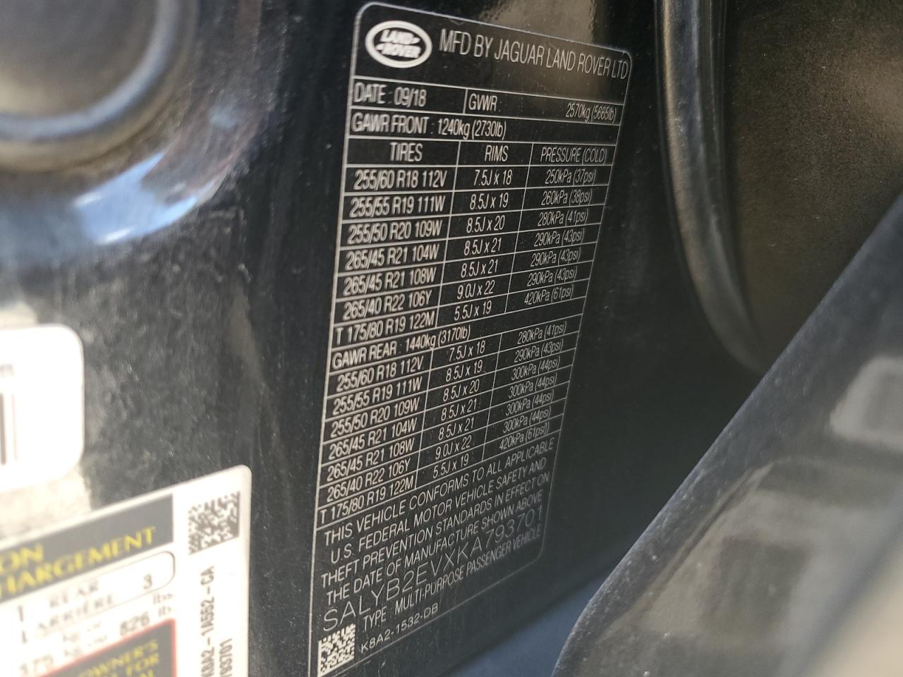2019 Land Rover Range Rover - Image 13