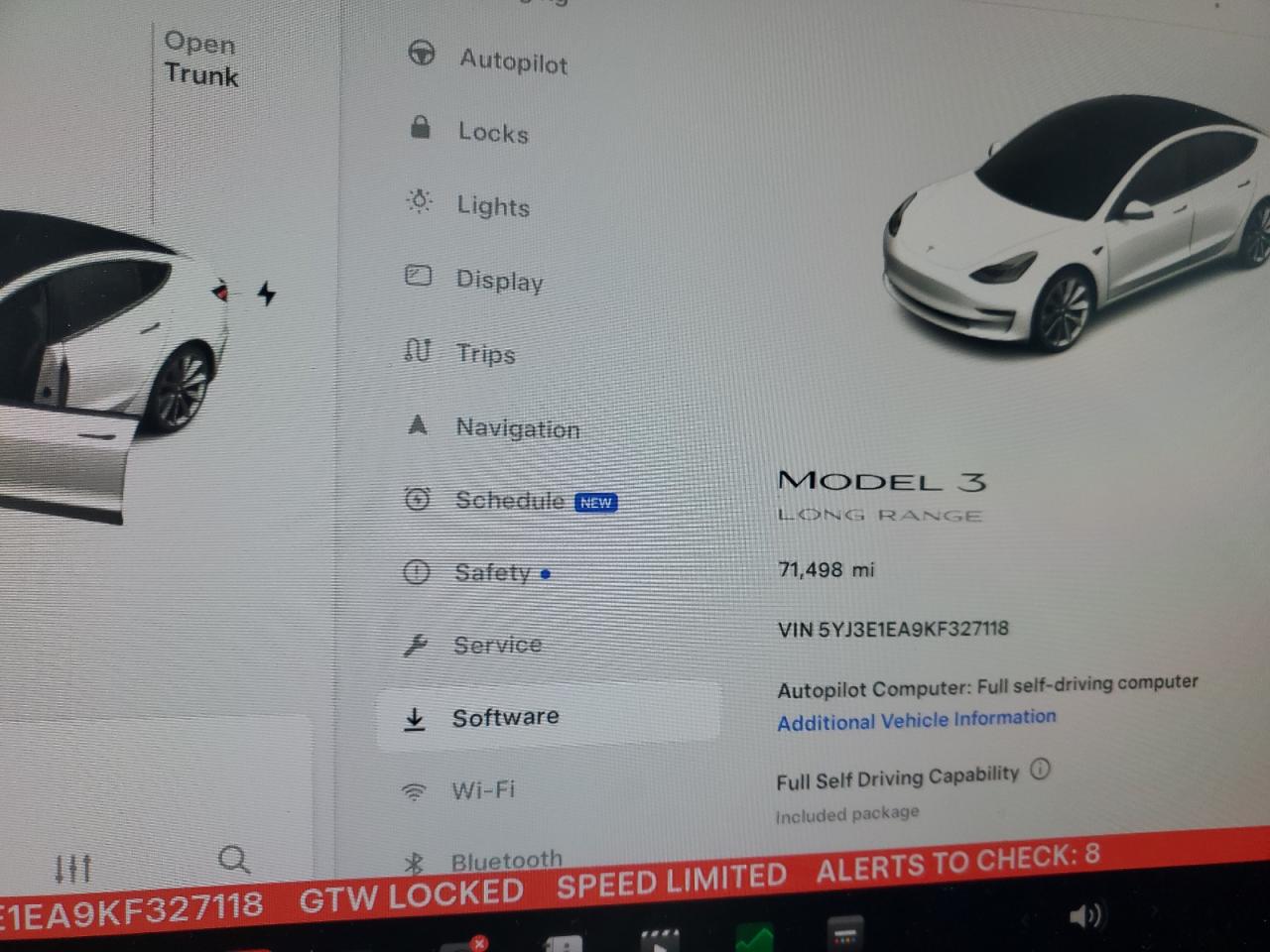 5YJ3E1EA9KF327118 2019 Tesla Model 3