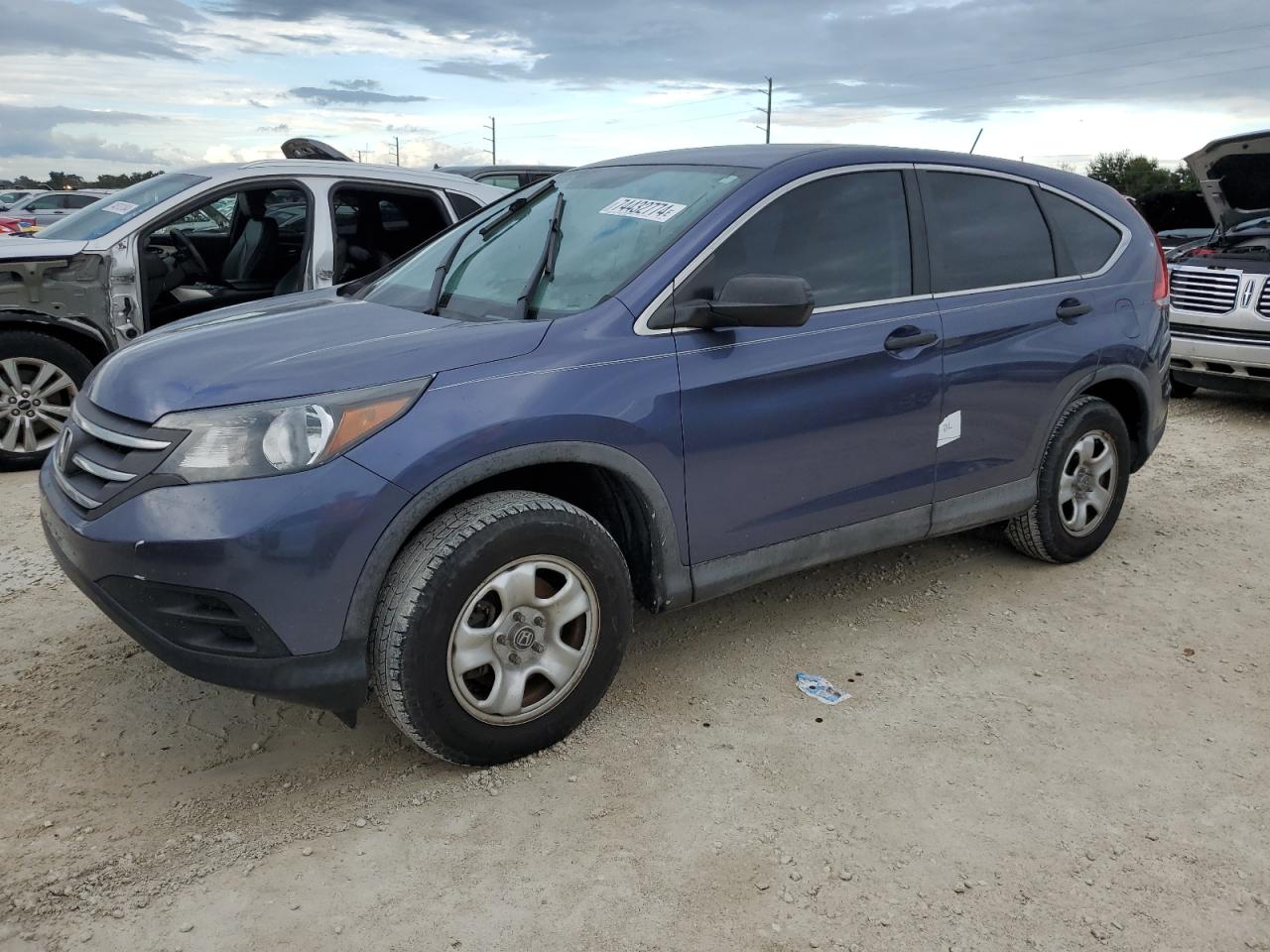 2013 Honda Cr-V Lx VIN: 2HKRM4H30DH666317 Lot: 74432774