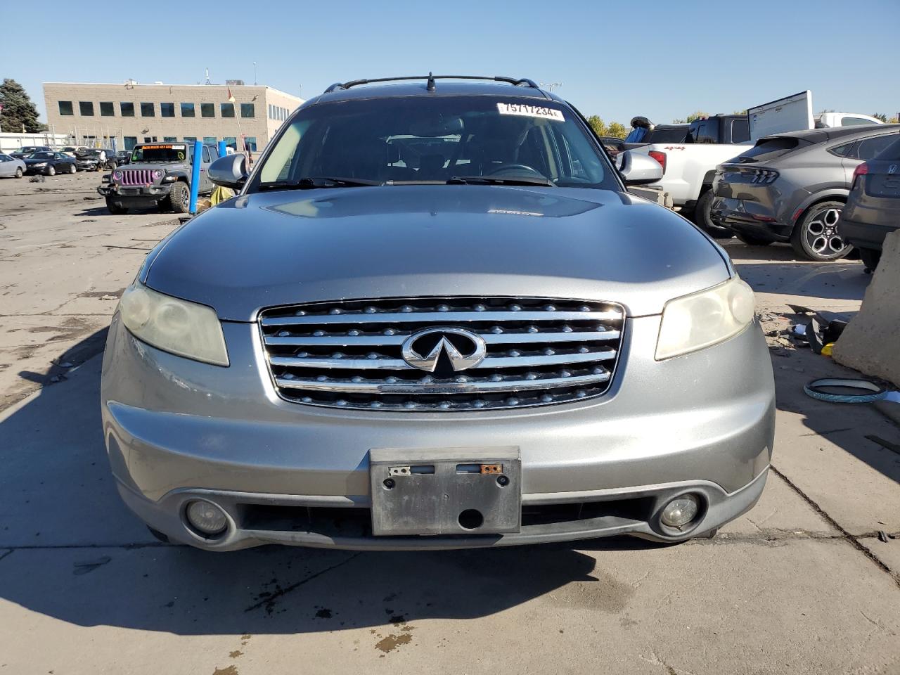 2004 Infiniti Fx35 VIN: JNRAS08U74X100776 Lot: 75717234