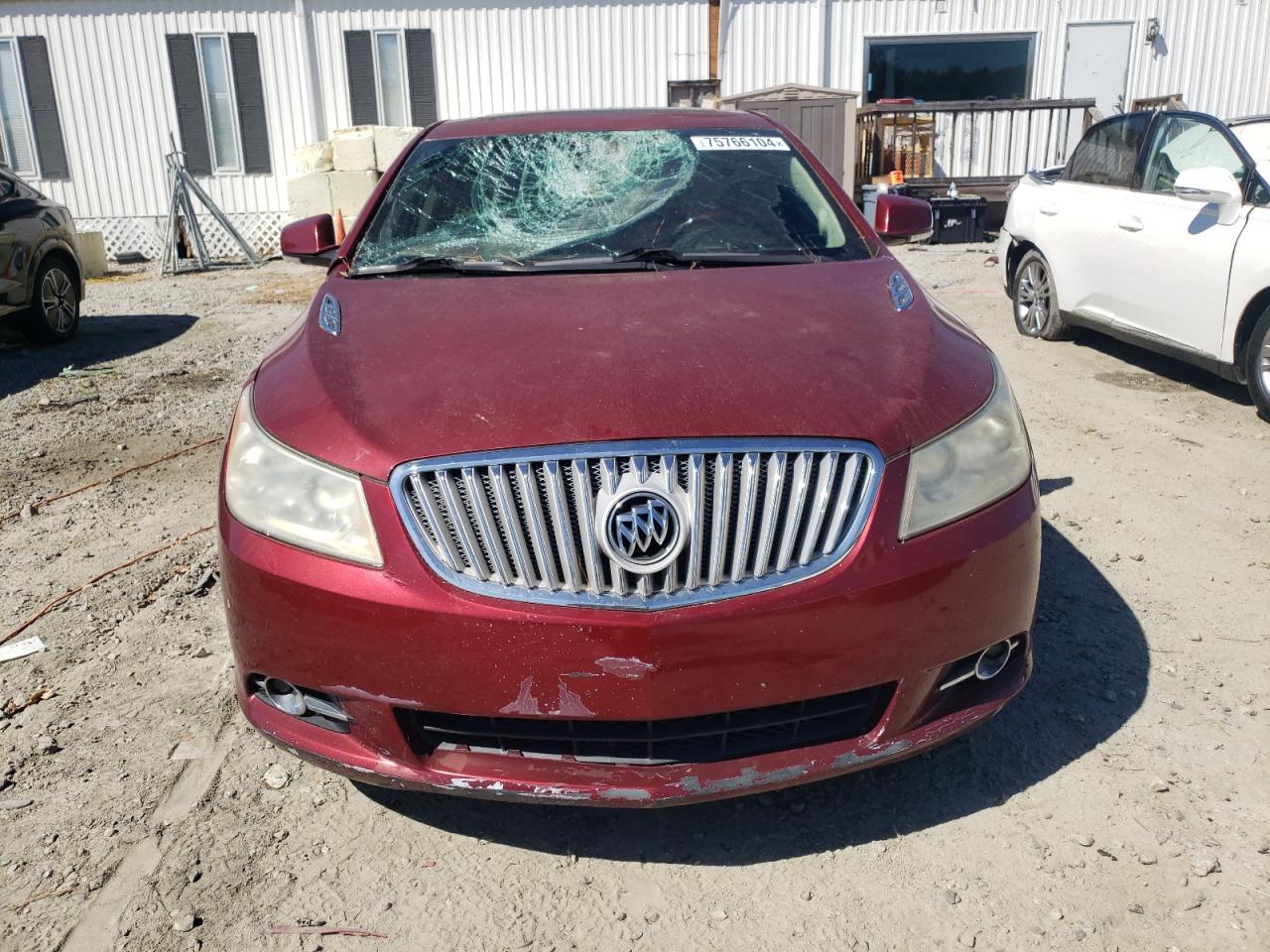 2010 Buick Lacrosse Cxs VIN: 1G4GE5GV6AF294478 Lot: 75766104