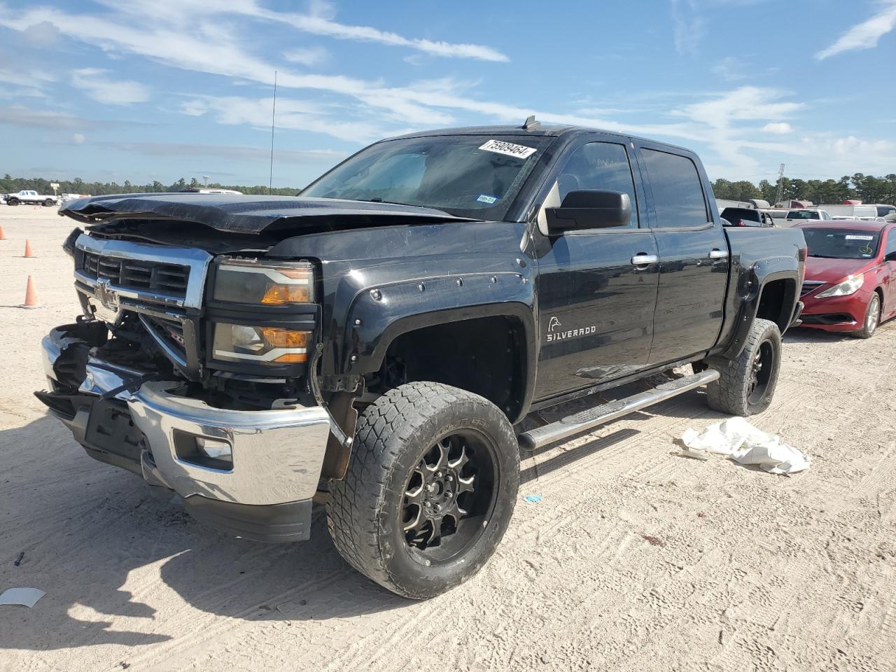 2014 Chevrolet Silverado K1500 Lt VIN: 3GCUKREC5EG224709 Lot: 75909464