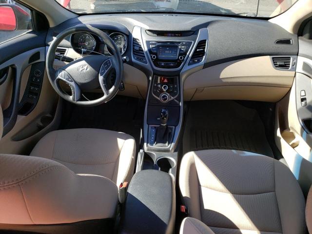  HYUNDAI ELANTRA 2016 Czerwony