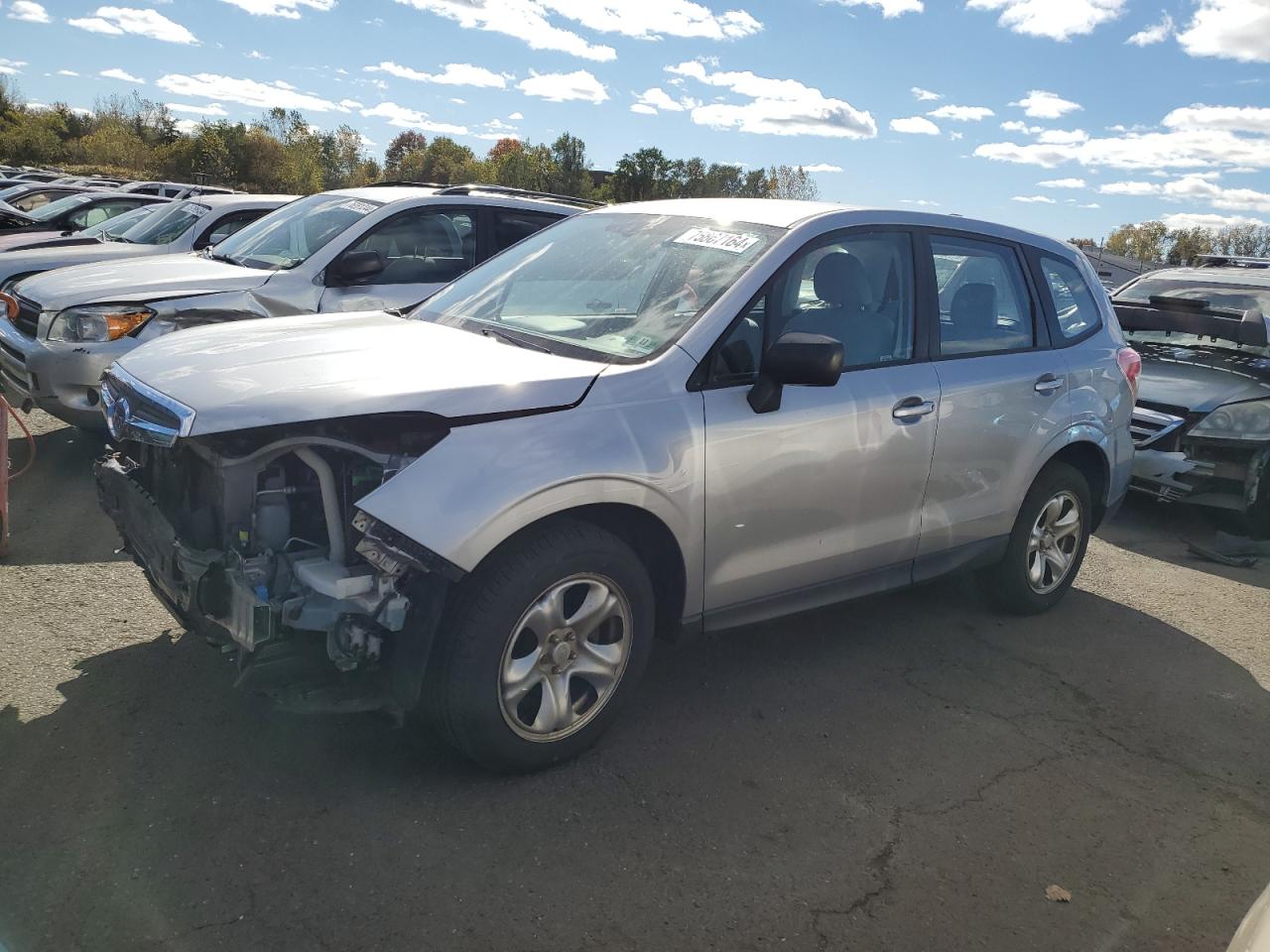 2016 Subaru Forester 2.5I VIN: JF2SJAAC7GH462184 Lot: 75867164