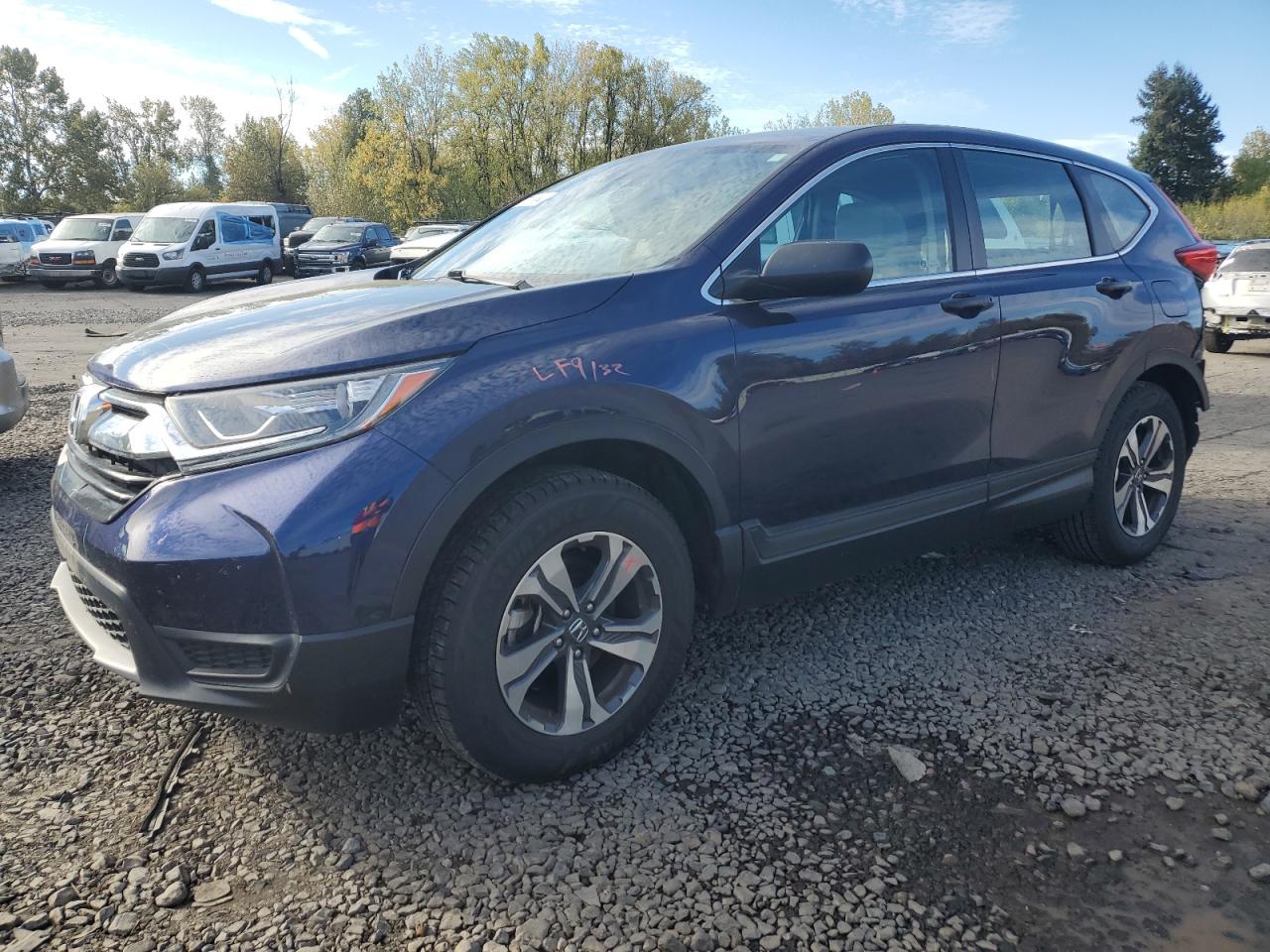 2019 Honda Cr-V Lx VIN: 5J6RW6H32KL004845 Lot: 77011964