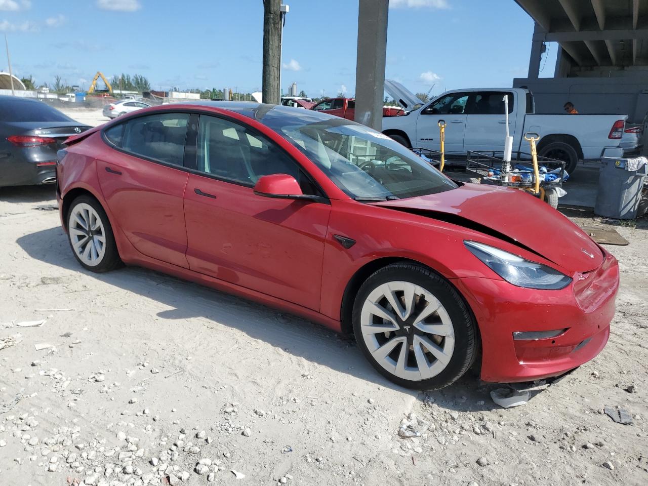 2021 Tesla Model 3 VIN: 5YJ3E1EB2MF035449 Lot: 76422014