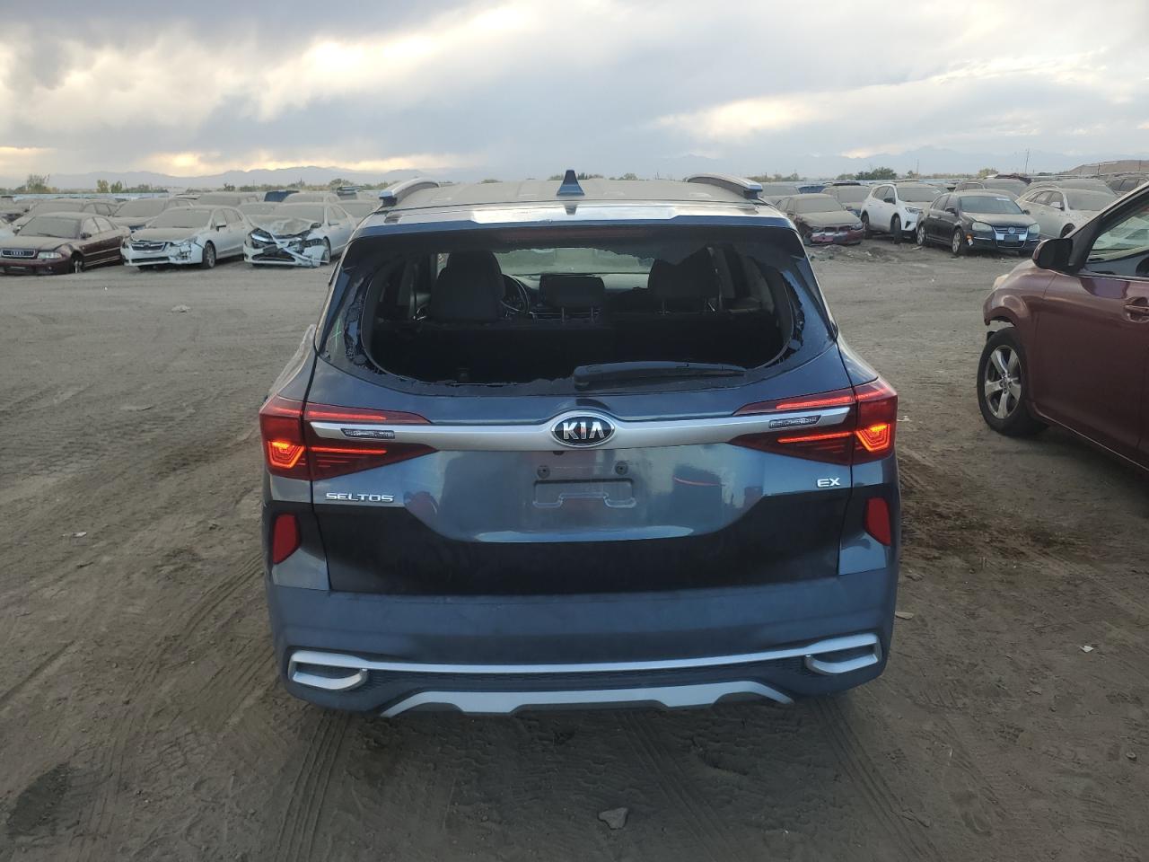 2021 Kia Seltos Ex VIN: KNDERCAA7M7196939 Lot: 75561434