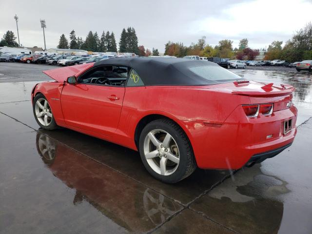  CHEVROLET CAMARO 2012 Czerwony