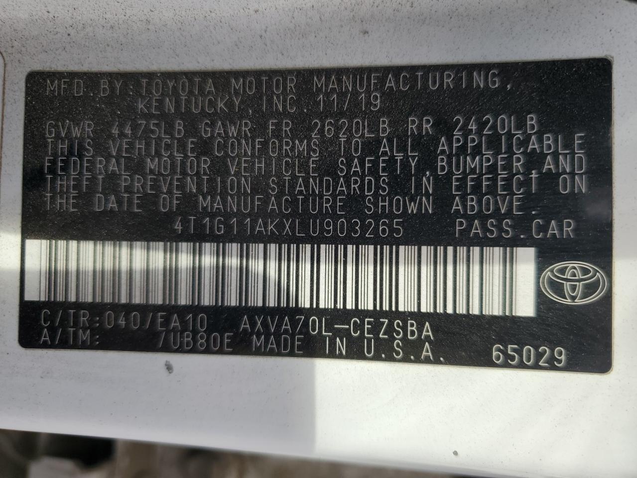 2020 Toyota Camry - Image 13