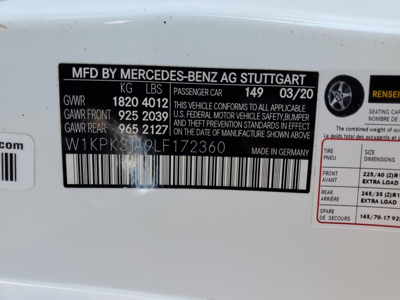 2020 Mercedes-Benz SLC-klasse - Image 12