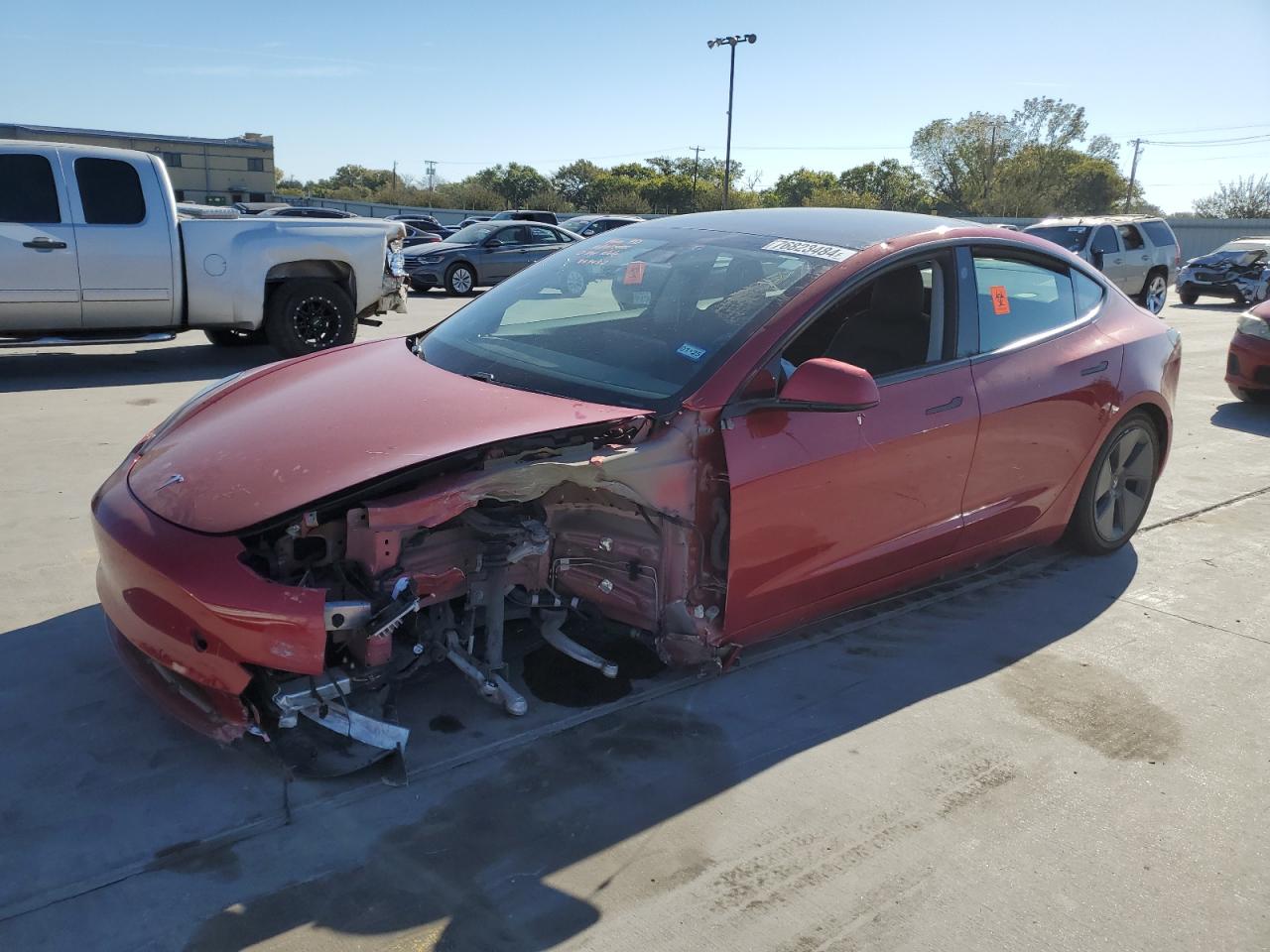 VIN 5YJ3E1EA8MF859432 2021 TESLA MODEL 3 no.1