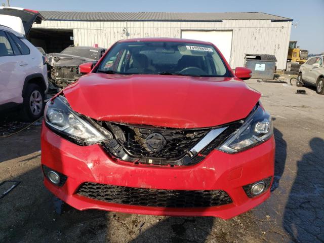  NISSAN SENTRA 2017 Czerwony