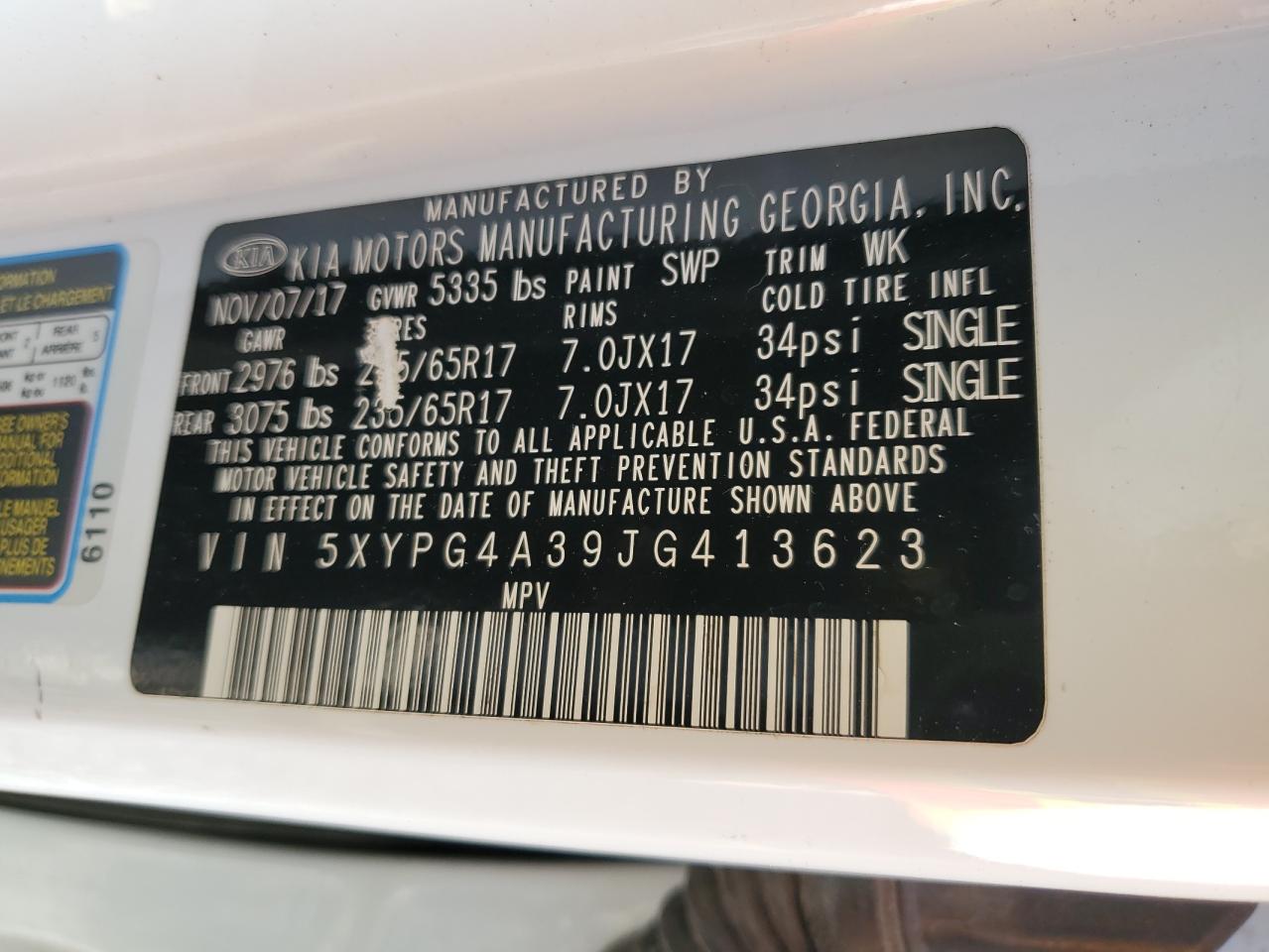 2018 Kia Sorento - Image 14