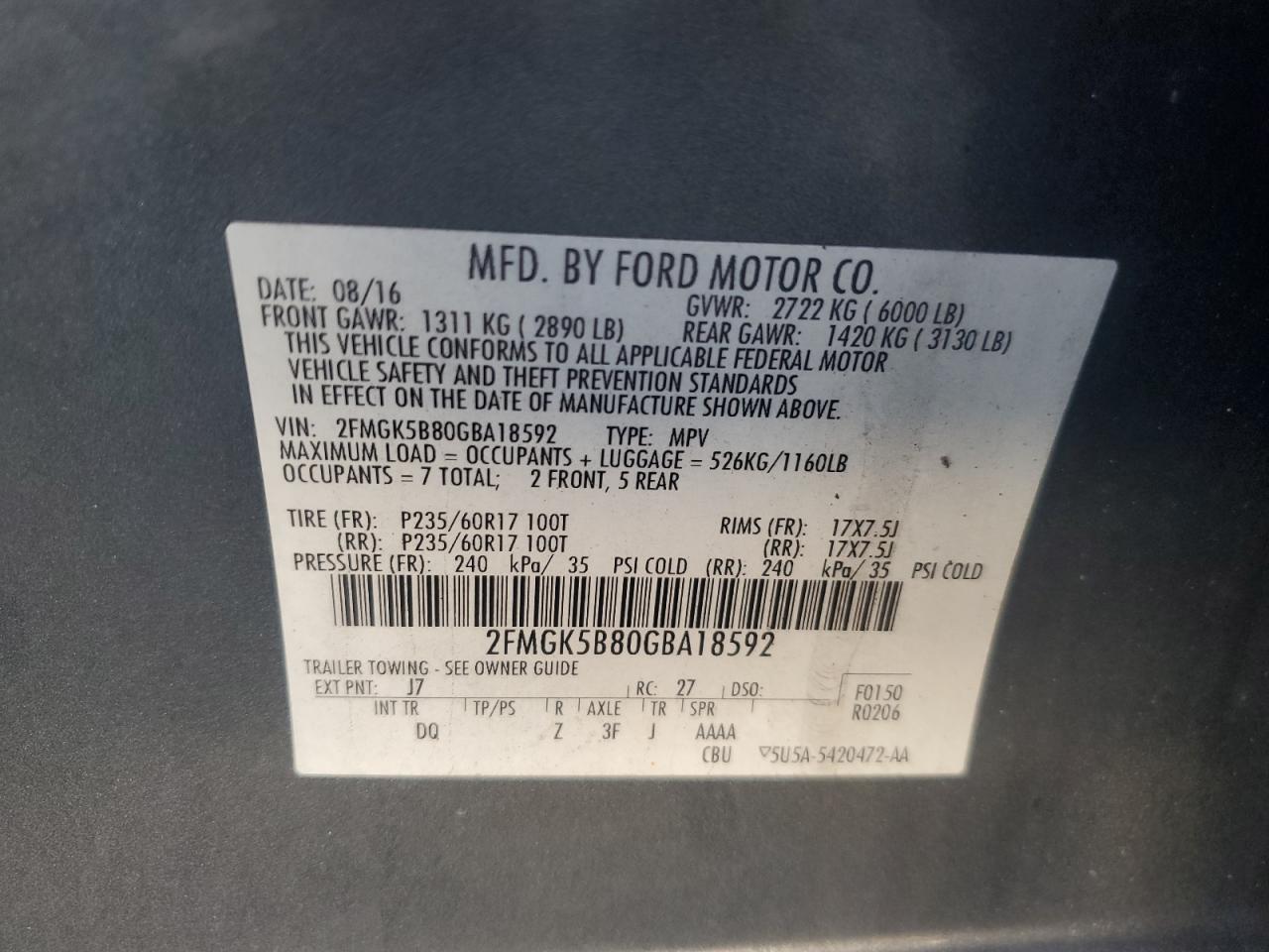 2016 Ford Flex - Image 14