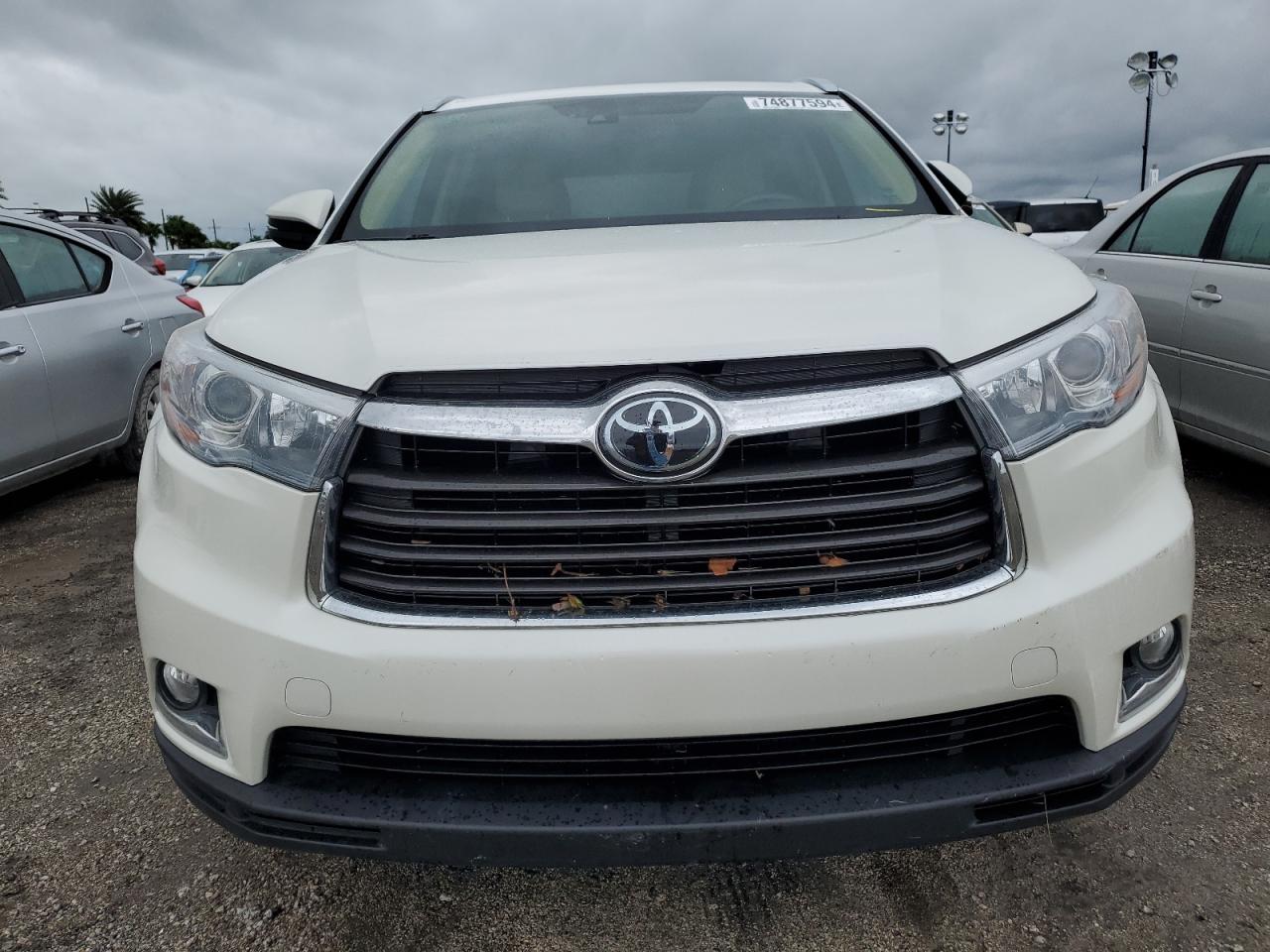 VIN 5TDDKRFH7GS319318 2016 TOYOTA HIGHLANDER no.5