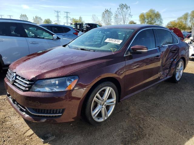  VOLKSWAGEN PASSAT 2014 Бордовый