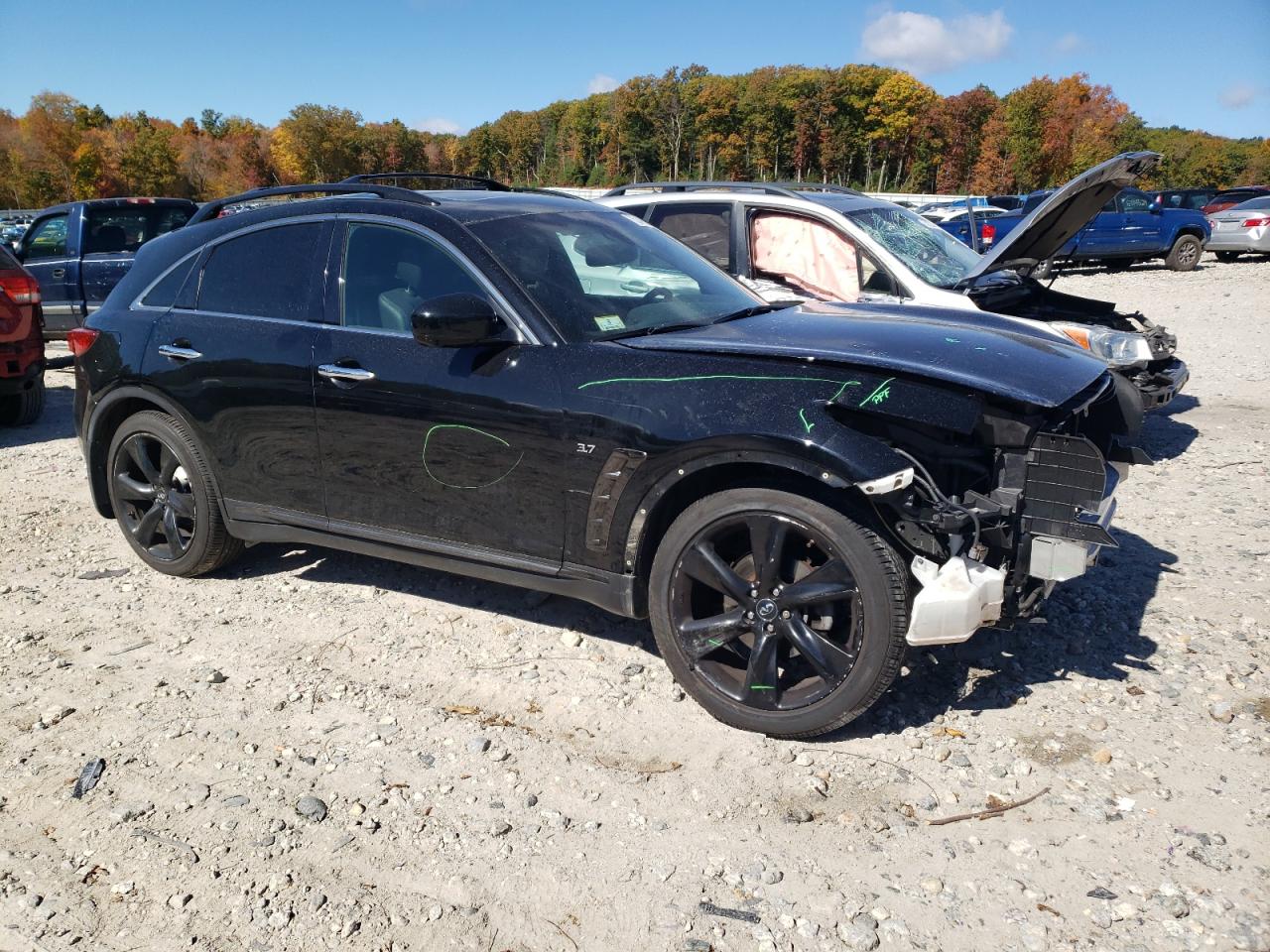 2015 Infiniti Qx70 VIN: JN8CS1MW9FM480525 Lot: 75249884