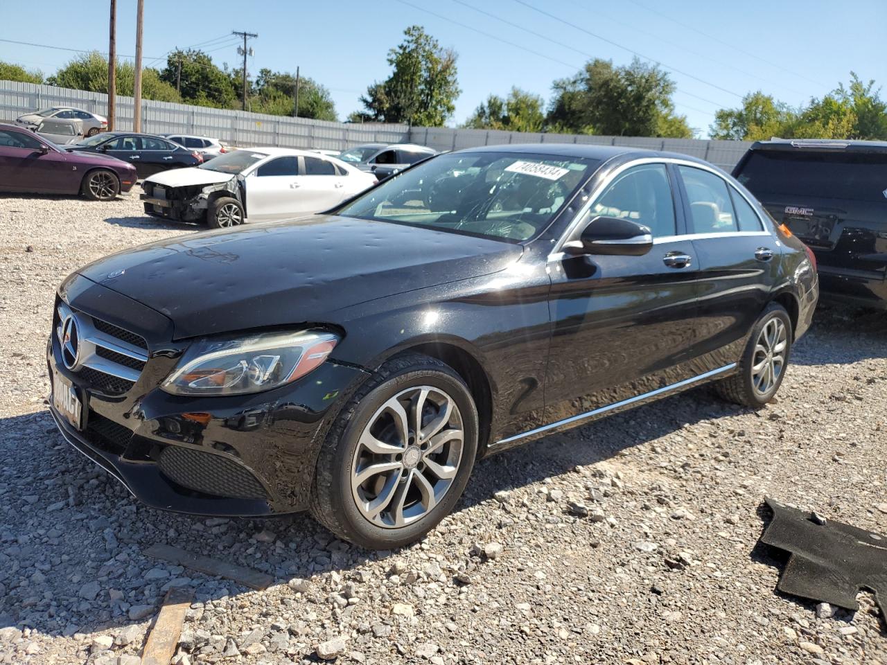 VIN 55SWF4KB0FU023933 2015 MERCEDES-BENZ C-CLASS no.1