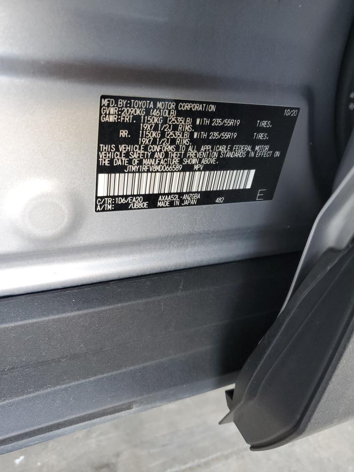 2021 Toyota Rav4 Limited VIN: JTMY1RFV8MD066589 Lot: 75431494