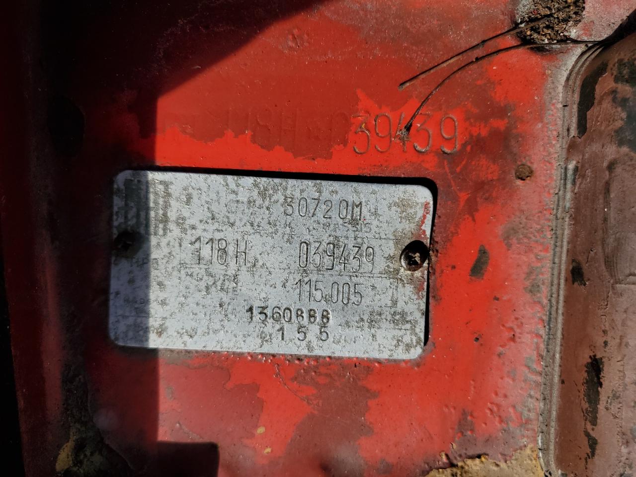 1965 Fiat Spider VIN: 118H039439 Lot: 78980814