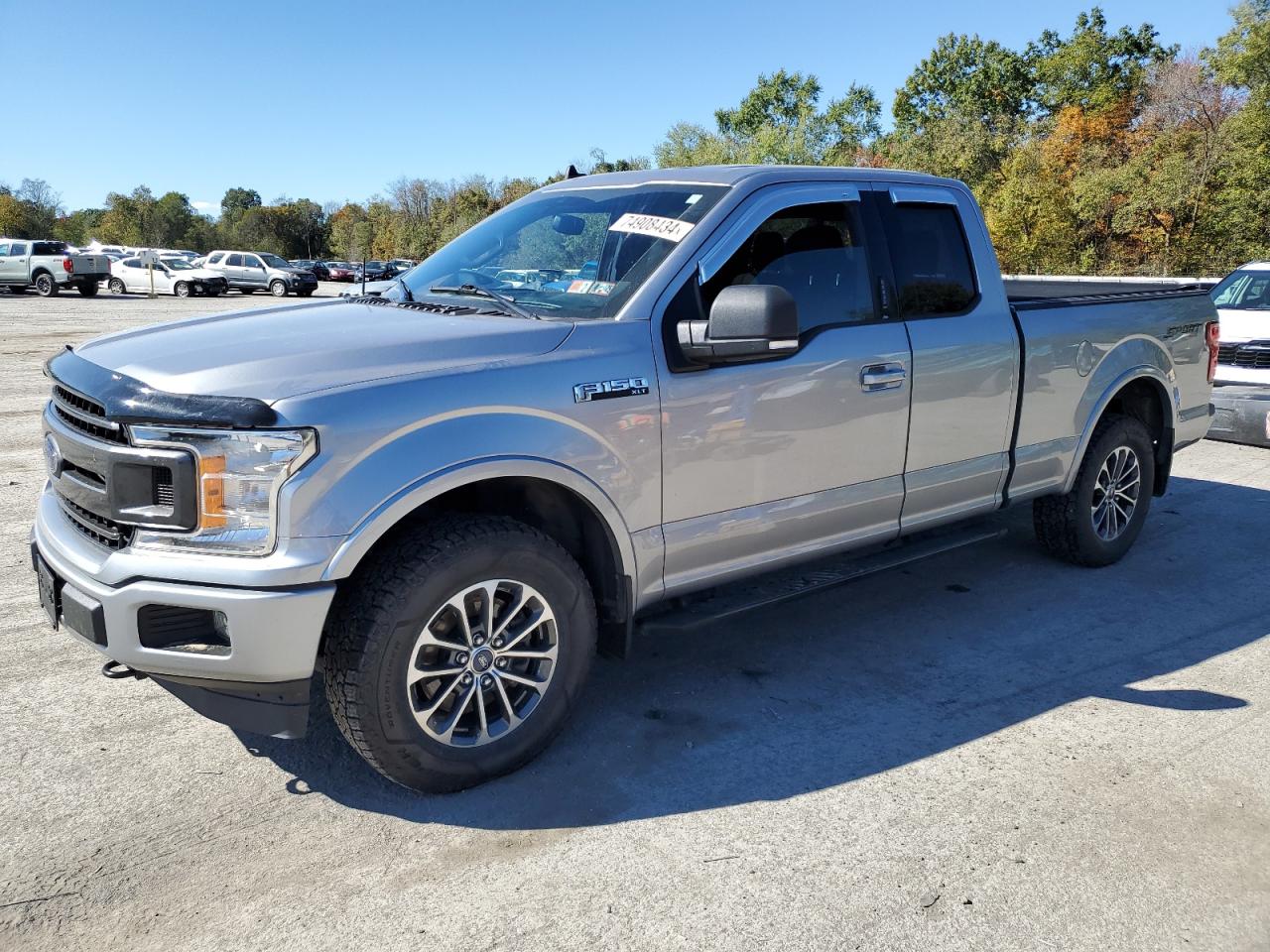 2020 Ford F150 Super Cab VIN: 1FTEX1EP1LFC55996 Lot: 74908434