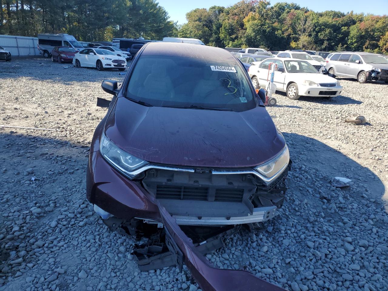 2019 Honda Cr-V Lx VIN: 2HKRW6H32KH228885 Lot: 74204564