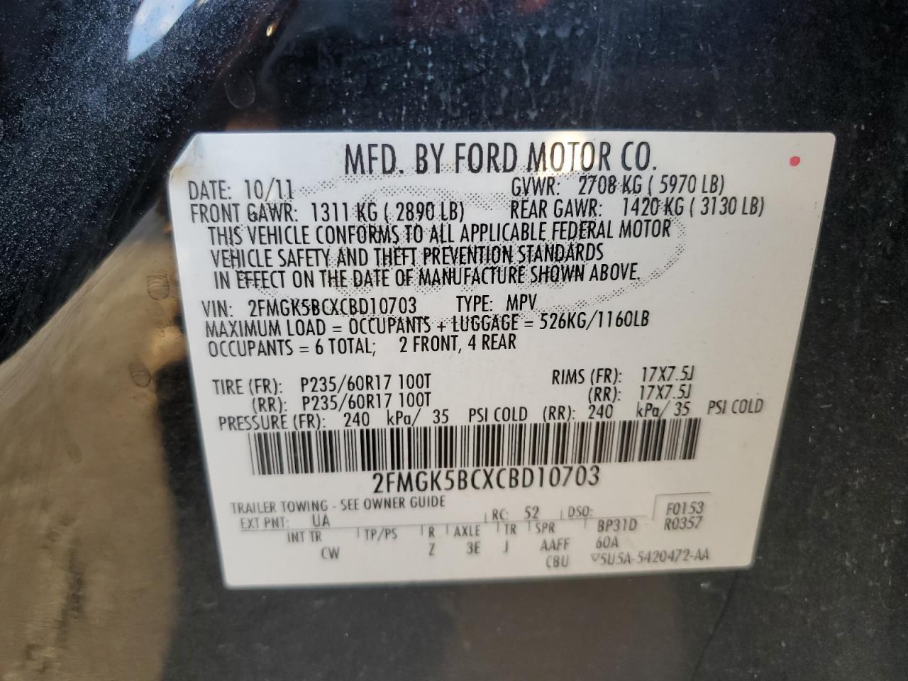 2012 Ford Flex - Image 14
