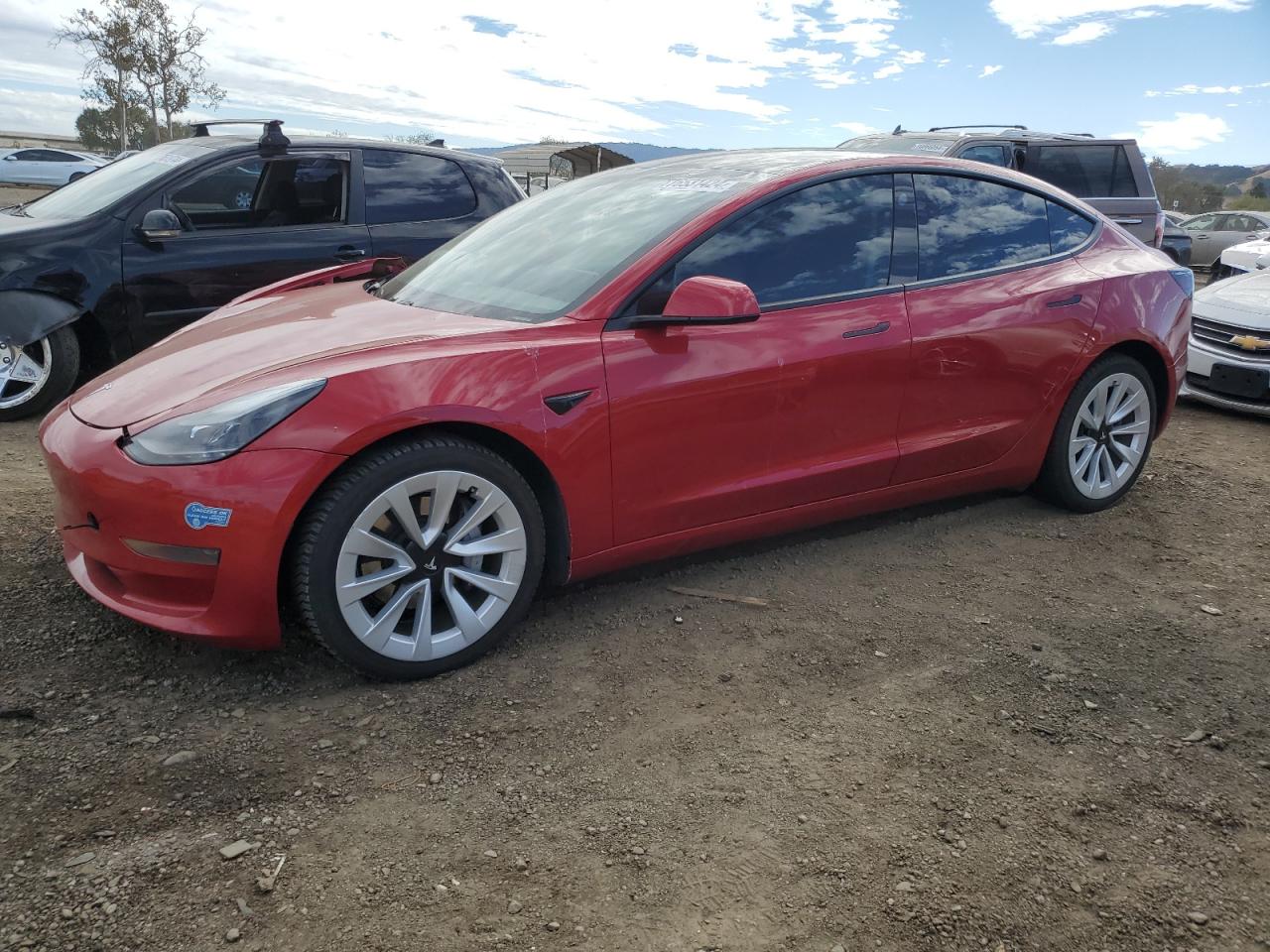 VIN 5YJ3E1EA5MF908179 2021 TESLA MODEL 3 no.1