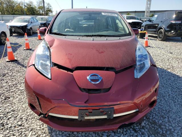  NISSAN LEAF 2012 Красный