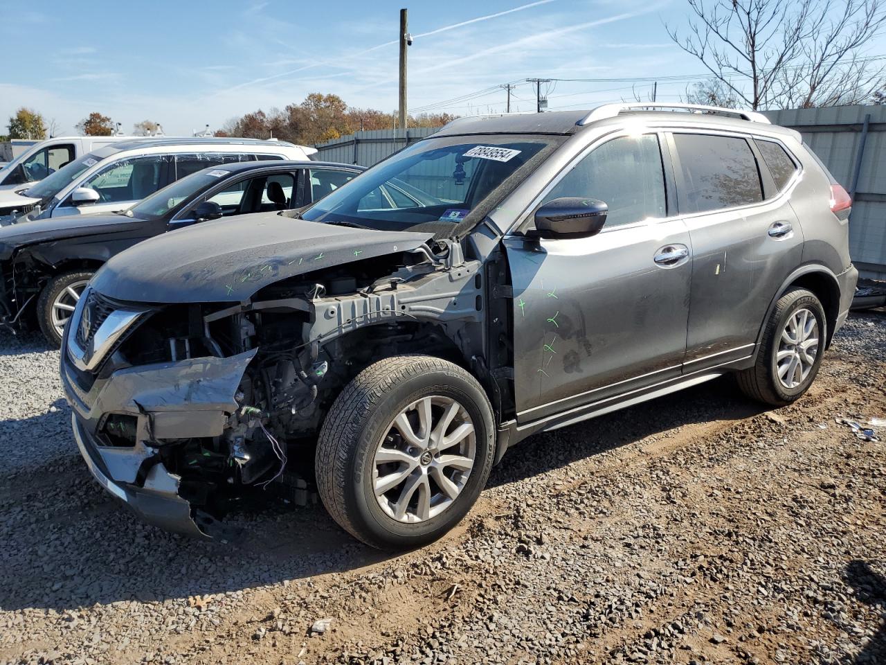 2019 Nissan Rogue S VIN: JN8AT2MV7KW383842 Lot: 78849554