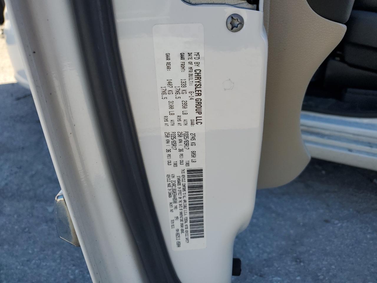 2014 Chrysler Town & Country Touring VIN: 2C4RC1BG0ER448508 Lot: 74934434