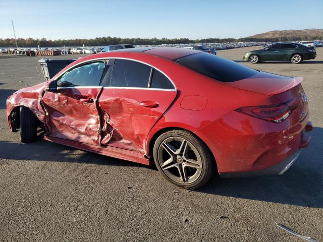 MERCEDES-BENZ CLA-CLASS 2020 Czerwony