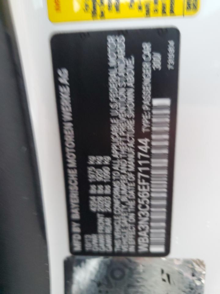 2014 BMW 428 I VIN: WBA3N3C56EF711744 Lot: 74513684