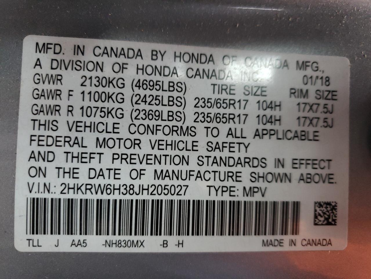 2018 Honda CR-V - Image 13