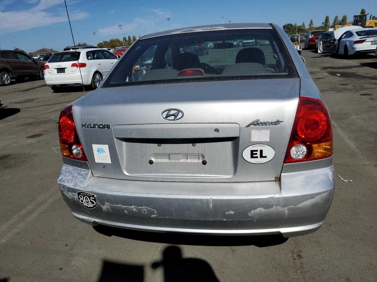 2003 Hyundai Accent Gl VIN: KMHCG45CX3U488238 Lot: 74399014