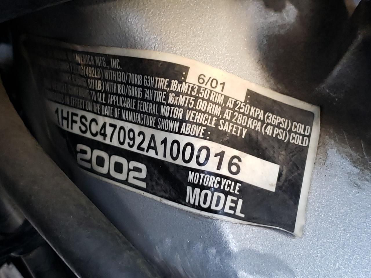 1HFSC47092A100016 2002 Honda Gl1800